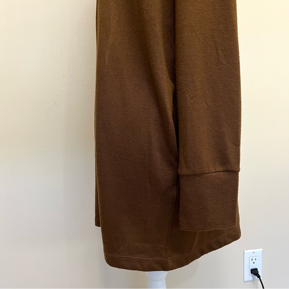 Sanctuary Brown Open Cardigan Sweater with Pockets - Picture 6 of 13